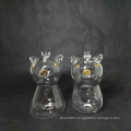 glass spice salt and pepper shaker bottle set